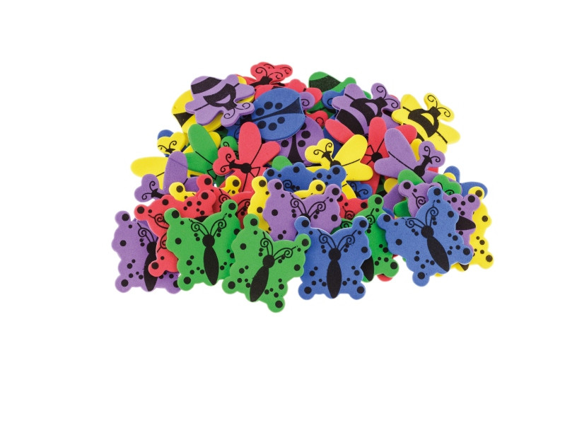 Naklejki z pianki owady (50szt.) PVC06 Brewis